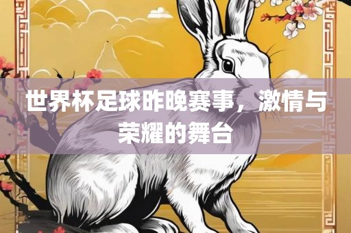 世界杯足球昨晚赛事，激情与荣耀的舞台