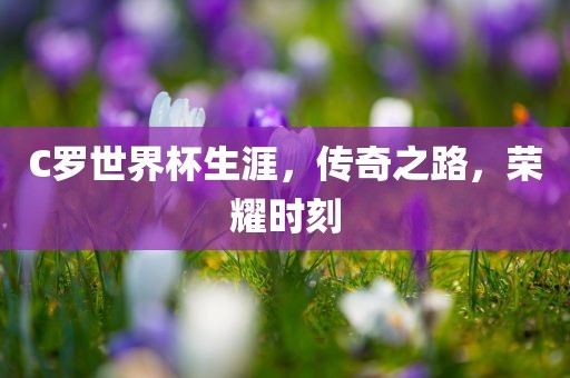 C罗世界杯生涯，传奇之路，荣耀时刻