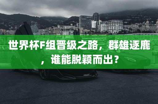 世界杯F组晋级之路，群雄逐鹿，谁能脱颖而出？