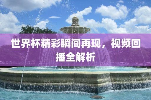 世界杯精彩瞬间再现，视频回播全解析