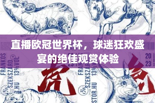 直播欧冠世界杯，球迷狂欢盛宴的绝佳观赏体验