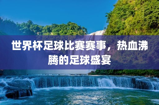 世界杯足球比赛赛事，热血沸腾的足球盛宴