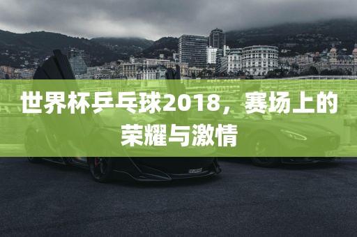 世界杯乒乓球2018，赛场上的荣耀与激情