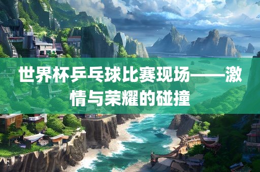 世界杯乒乓球比赛现场——激情与荣耀的碰撞