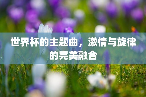 世界杯的主题曲，激情与旋律的完美融合