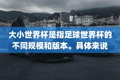 大小世界杯是指足球世界杯的不同规模和版本。具体来说