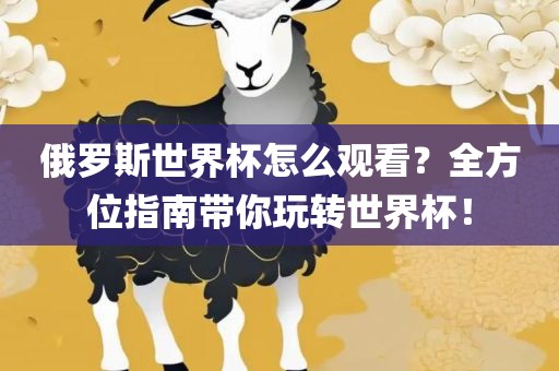 俄罗斯世界杯怎么观看？全方位指南带你玩转世界杯！