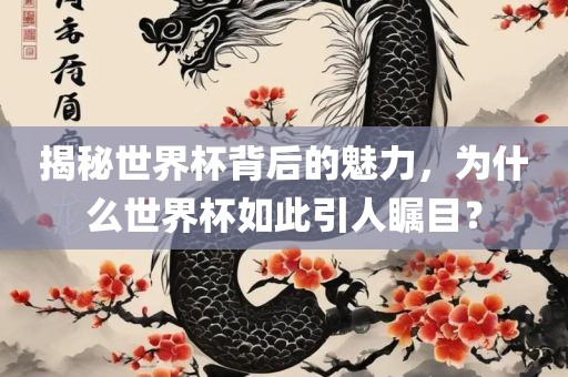 揭秘世界杯背后的魅力，为什么世界杯如此引人瞩目？