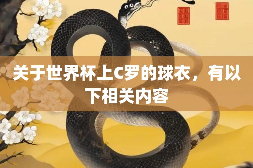 关于世界杯上C罗的球衣，有以下相关内容