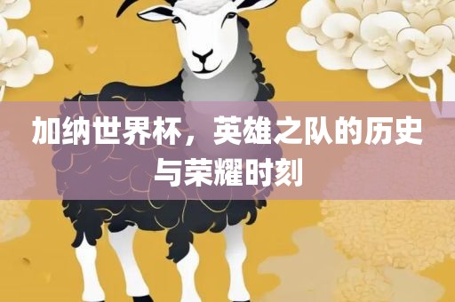加纳世界杯，英雄之队的历史与荣耀时刻