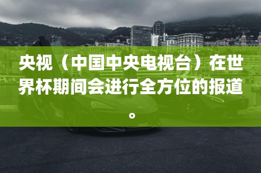 央视（中国中央电视台）在世界杯期间会进行全方位的报道。