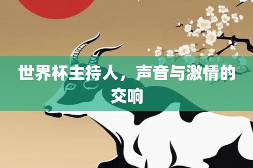 世界杯主持人，声音与激情的交响