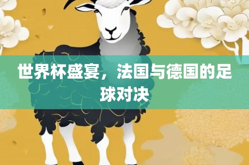 世界杯盛宴，法国与德国的足球对决