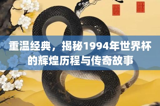 重温经典，揭秘1994年世界杯的辉煌历程与传奇故事