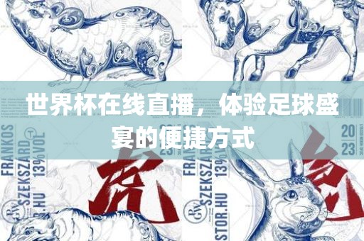 世界杯在线直播，体验足球盛宴的便捷方式