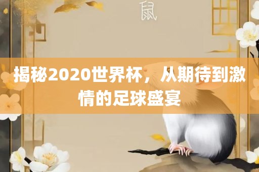 揭秘2020吉安市靖泰电力工程有限公司世界杯，从期待到激情的足球盛宴