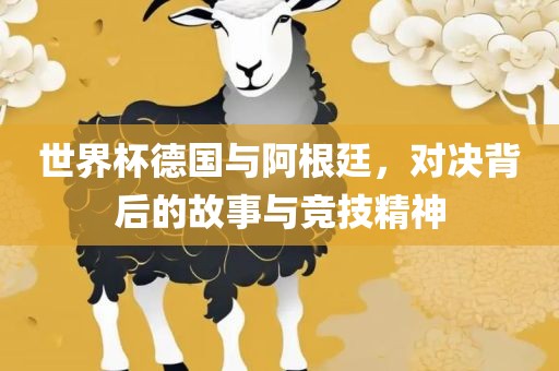 世界杯德国与阿根廷，对决背后的故事与竞技精神