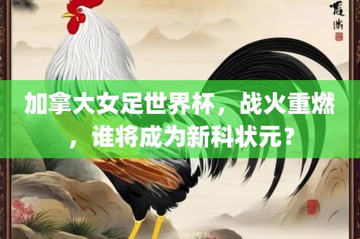 加拿大女足世界杯，战火重燃，谁将成为新科状元？