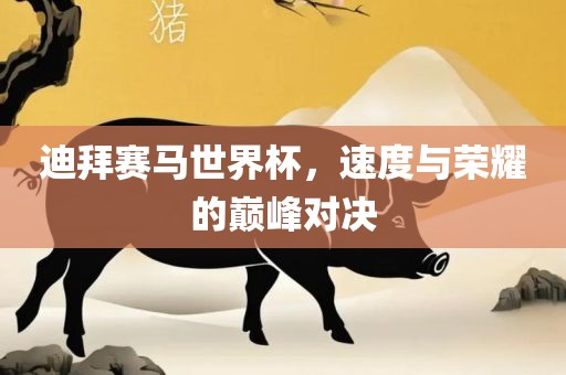 迪拜赛马世界杯，速度与荣耀的巅峰对决