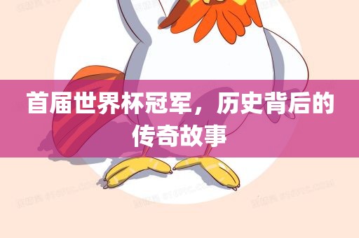 首届世界杯冠军，历史背后的传奇故事