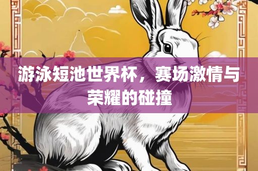 游泳短池世界杯，赛场激情与荣耀的碰撞