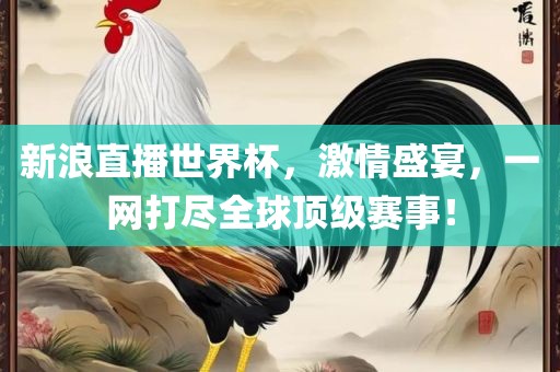 新浪直播世界杯，激情盛宴，一网打尽全球顶级赛事！