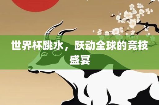 世界杯跳水，跃动全球的竞技盛宴
