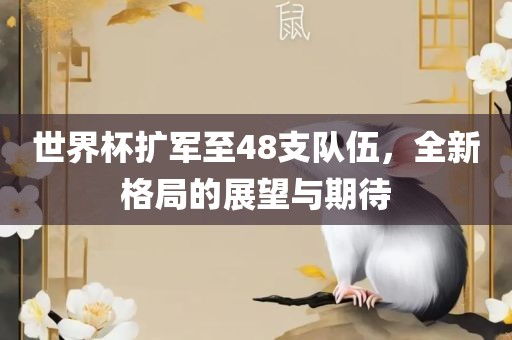 世界杯扩军至48支队伍，全新格局的展望与期待