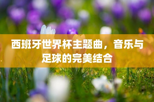 西班牙世界杯主题曲，音乐与足球的完美结合