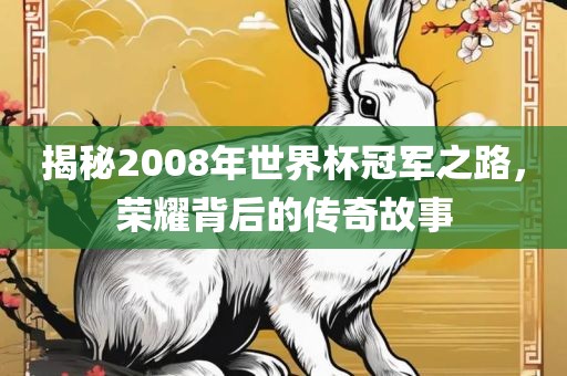 揭秘2008年世界杯冠军之路，荣耀背后的传奇故事