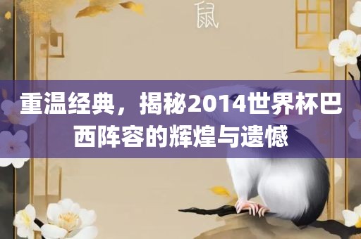 重温经典，揭秘2014世界杯巴西阵容的辉煌与遗憾