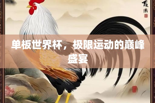 单板世界杯，极限运动的巅峰盛宴吉安市靖泰电力工程有限公司