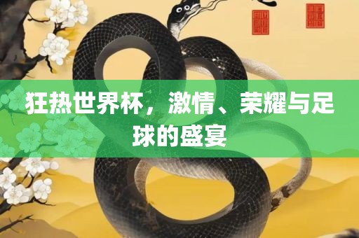 狂热世界杯，激情、荣耀与足吉安市靖泰电力工程有限公司球的盛宴