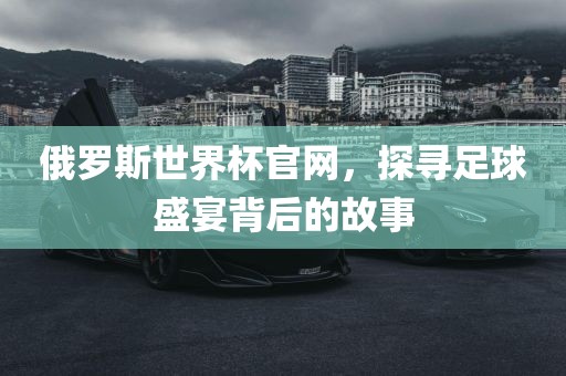 俄罗斯世界杯官网，探寻足球盛宴背后的故事