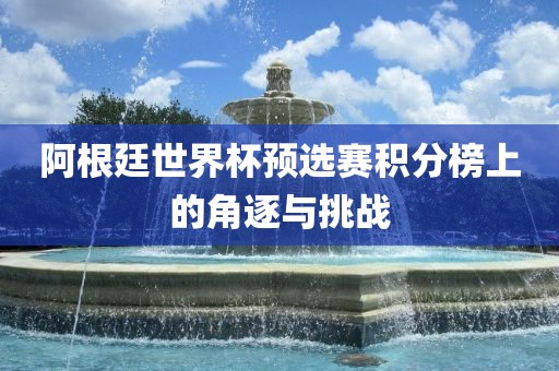 阿根廷世界杯预选赛积分榜上的角逐与挑战