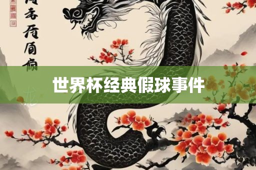 世界杯经典假球事件