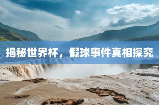 揭秘世界杯，假球事件真相探究