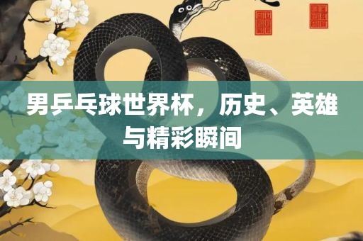 男乒乓球世界杯，历史、英雄与精彩瞬间