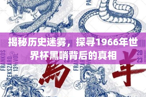 揭秘历史迷雾，探寻1966年世界杯黑哨背后的真相