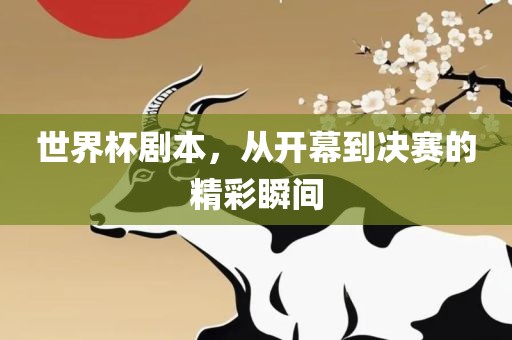 世界杯剧本，从开幕到决赛的精彩瞬间