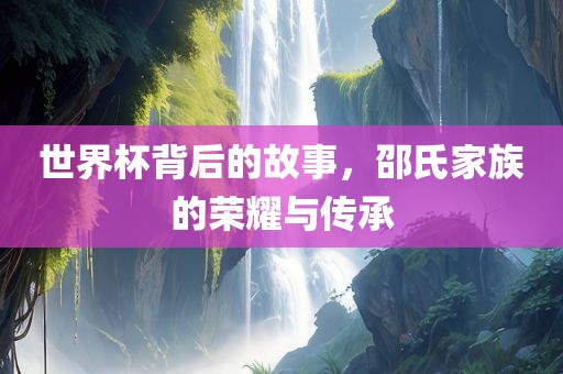 世界杯背后的故事，邵氏家族的荣耀与传承