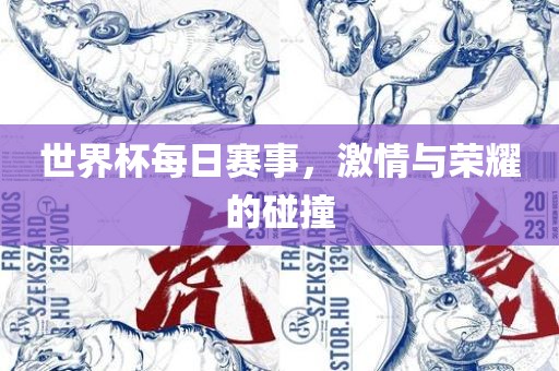 世界杯每日赛事，激情与荣耀的碰撞