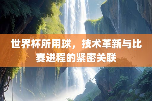 世界杯所用球，技术革新与比赛进程的紧密关联