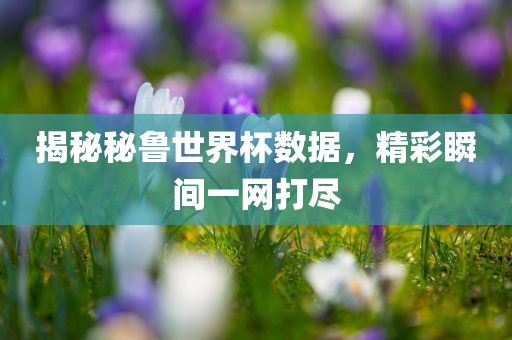 揭秘秘鲁世界杯数据，精彩瞬间一网打尽