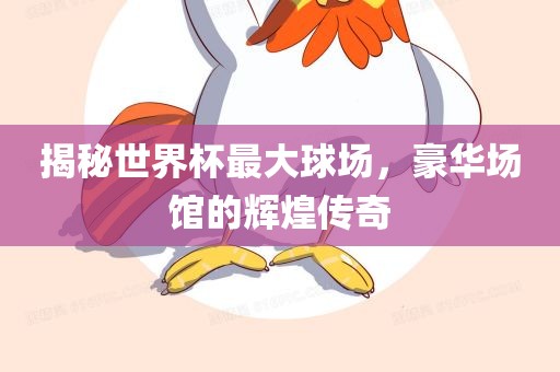 揭秘世界杯最大球场，豪华场馆的辉煌传奇