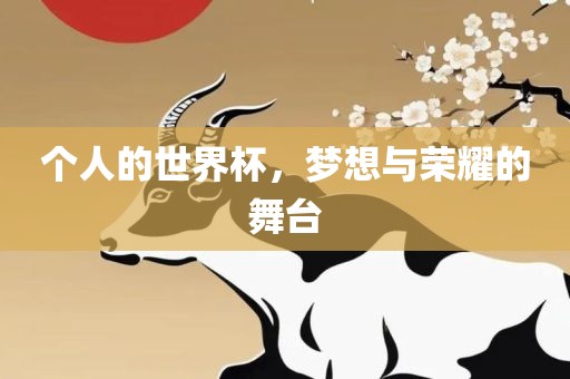 个人的世界杯，梦想与荣耀的舞台