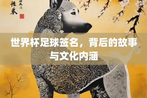 世界杯足球签名，背后的故事与文化内涵