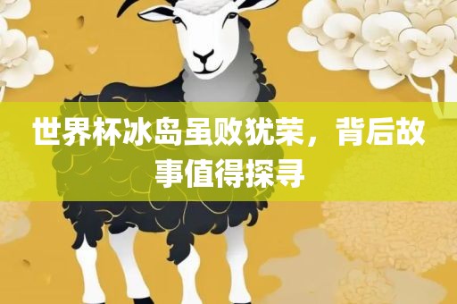 世界杯冰岛虽败犹荣，背后故事值得探寻